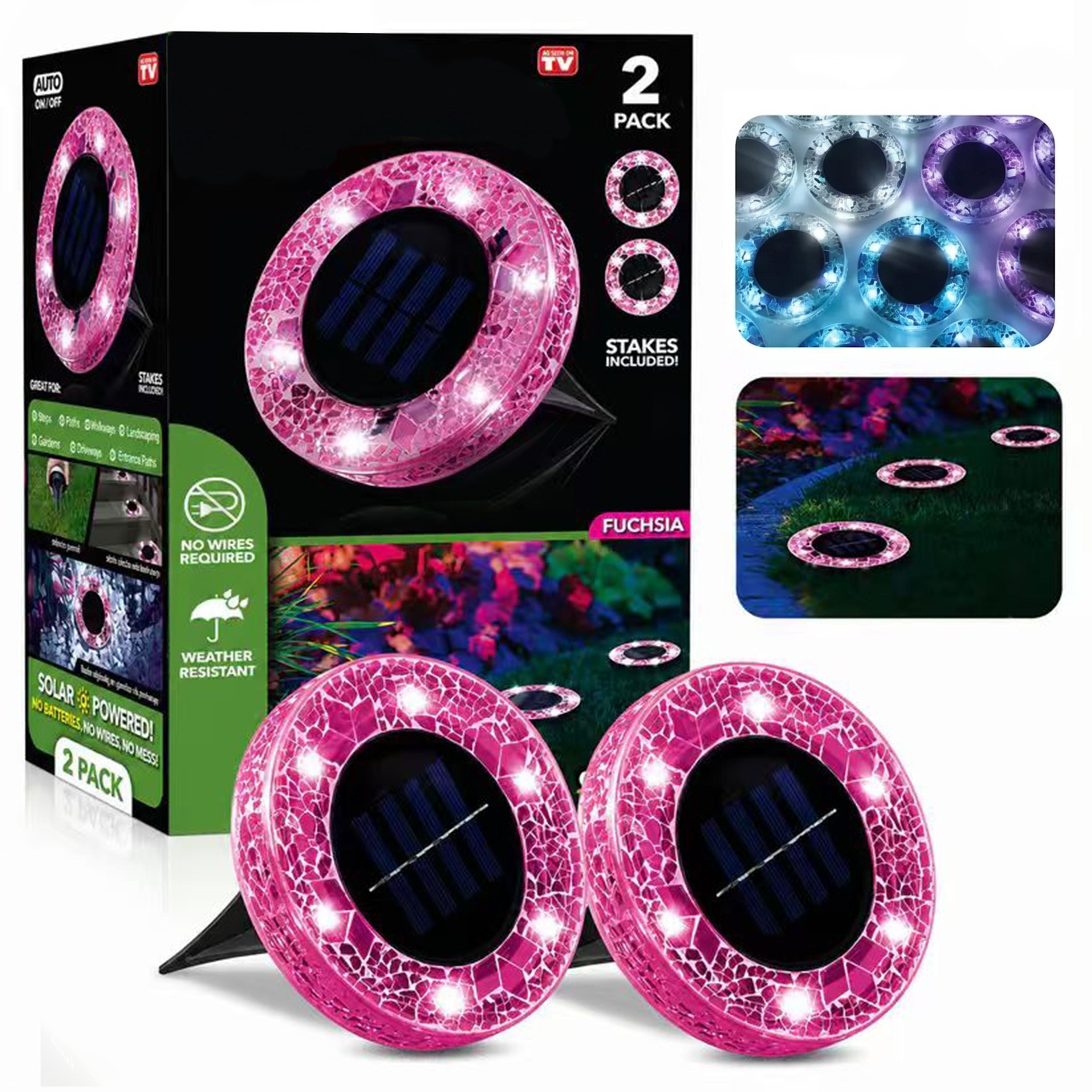 LAST DAY 50% OFF ✨ & Solar Mosaic Lights – Waterproof LED Pathway Lights🔥