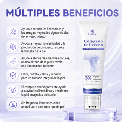 ✨🔥Gaface® Crema Reafirmante con Colágeno y Fulereno