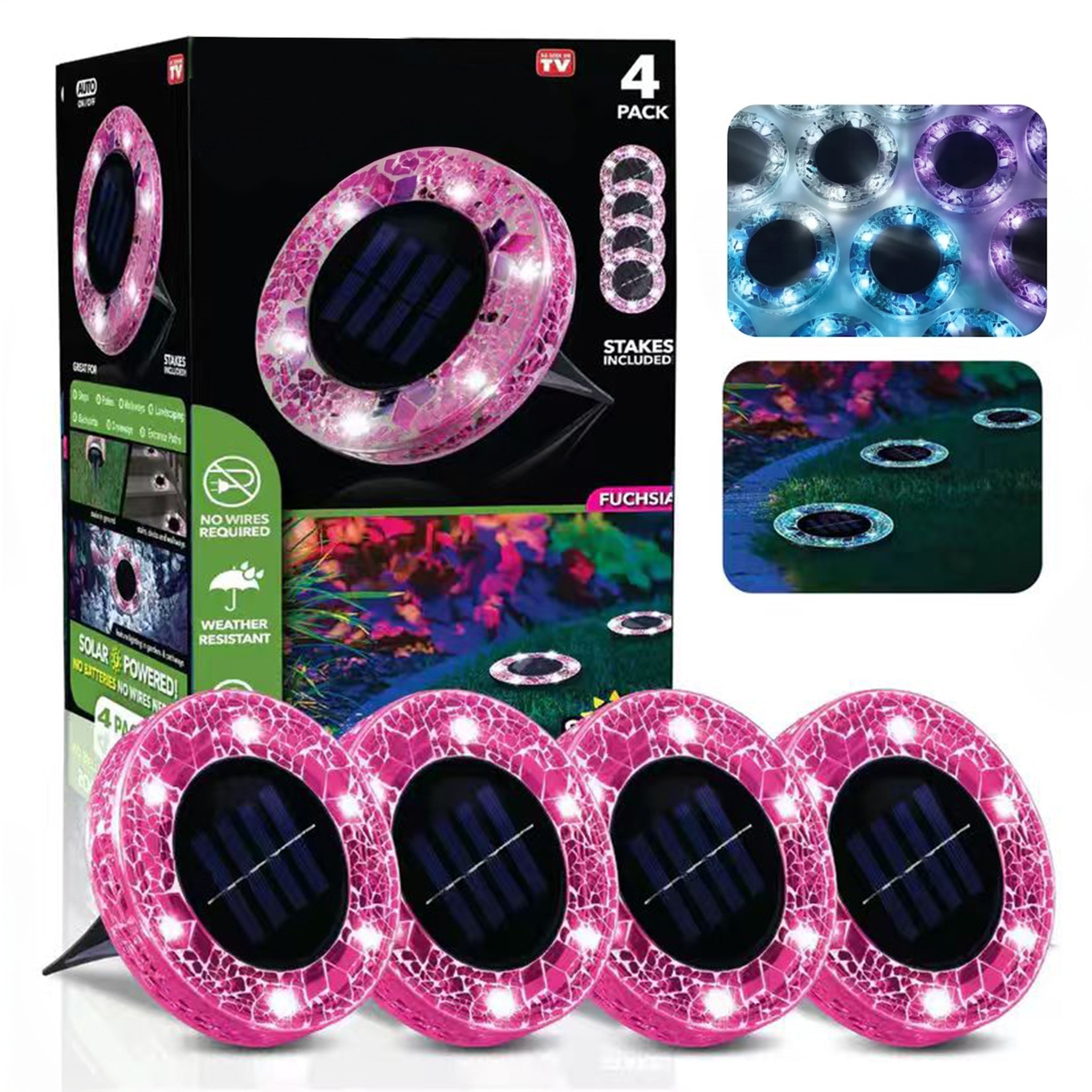 LAST DAY 50% OFF ✨ & Solar Mosaic Lights – Waterproof LED Pathway Lights🔥