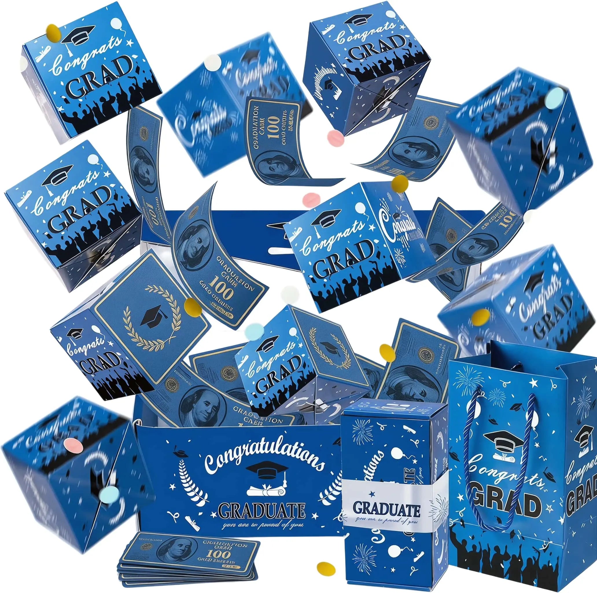 Creative Folding Pop-Up Gift Box for 2026 Graduation, Suitable for Birthdays/Anniversaries/Valentine's Day/Proposals/Graduation Gifts