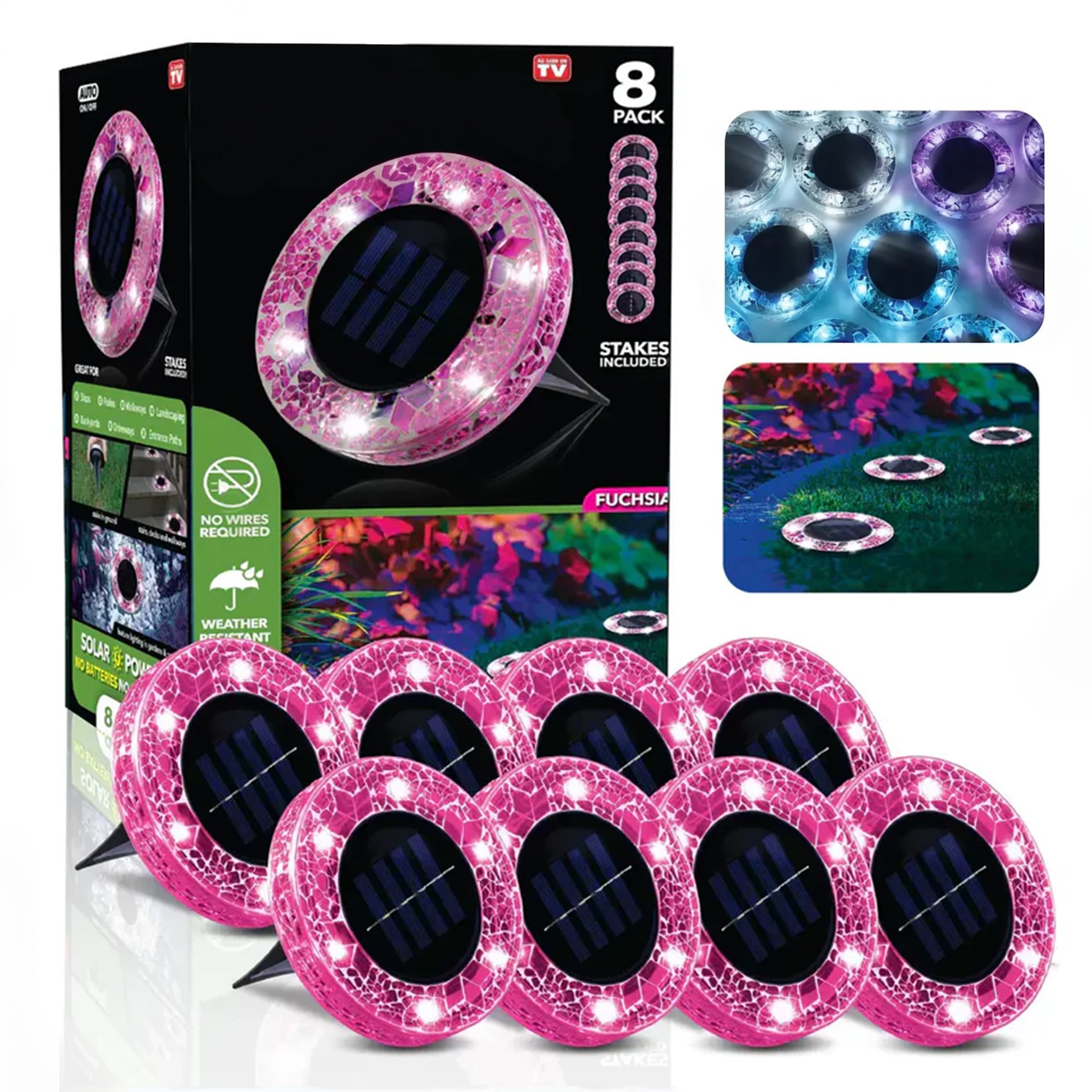 LAST DAY 50% OFF ✨ & Solar Mosaic Lights – Waterproof LED Pathway Lights🔥