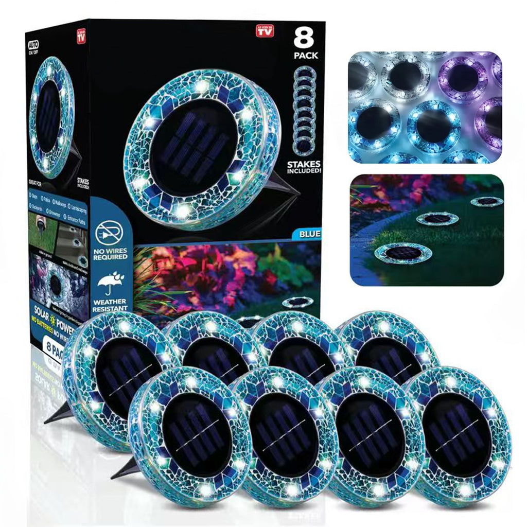 LAST DAY 50% OFF ✨ & Solar Mosaic Lights – Waterproof LED Pathway Lights🔥
