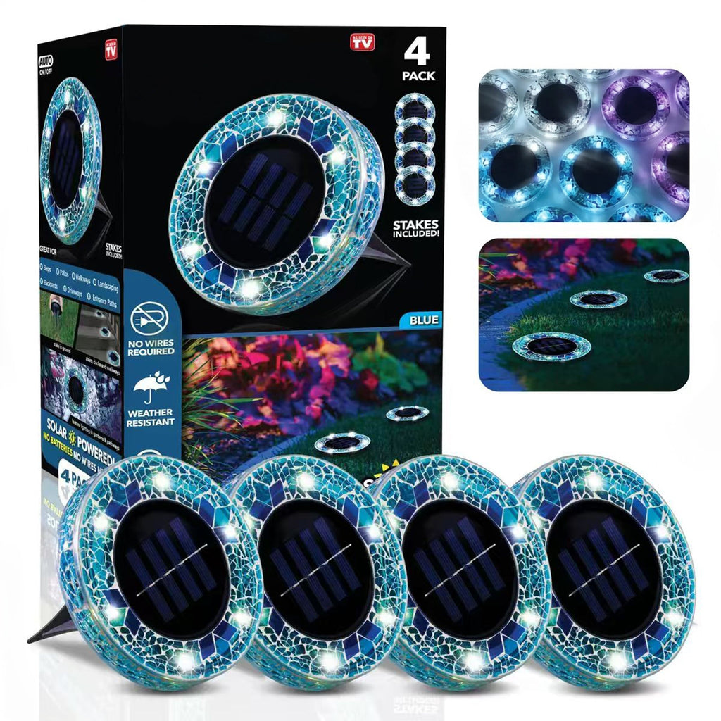 LAST DAY 50% OFF ✨ & Solar Mosaic Lights – Waterproof LED Pathway Lights🔥