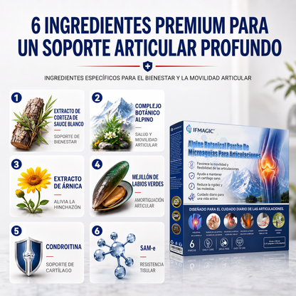 ✨✨𝗜𝑭𝑴𝑨𝑮𝑰𝐶® 𝑨𝒍𝒑𝒊𝒏𝒆 𝑩𝒐𝒕𝒂𝒏𝒊𝒄𝒂𝒍 𝑷𝒂𝒓𝒄𝒉𝒆 𝑫𝒆 𝑴𝒊𝒄𝒓𝒐𝒂𝒈𝒖𝒋𝒂𝒔 𝑷𝒂𝒓𝒂 𝑨𝒓𝒕𝒊𝒄𝒖𝒍𝒂𝒄𝒊𝒐𝒏𝒆𝒔💎