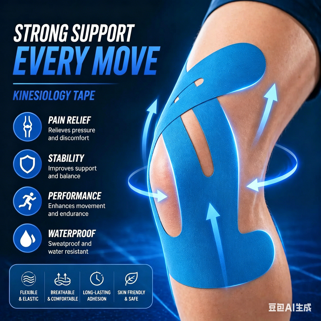 Vigorcurve®Precut Kinesiology Tape for Knees🔥