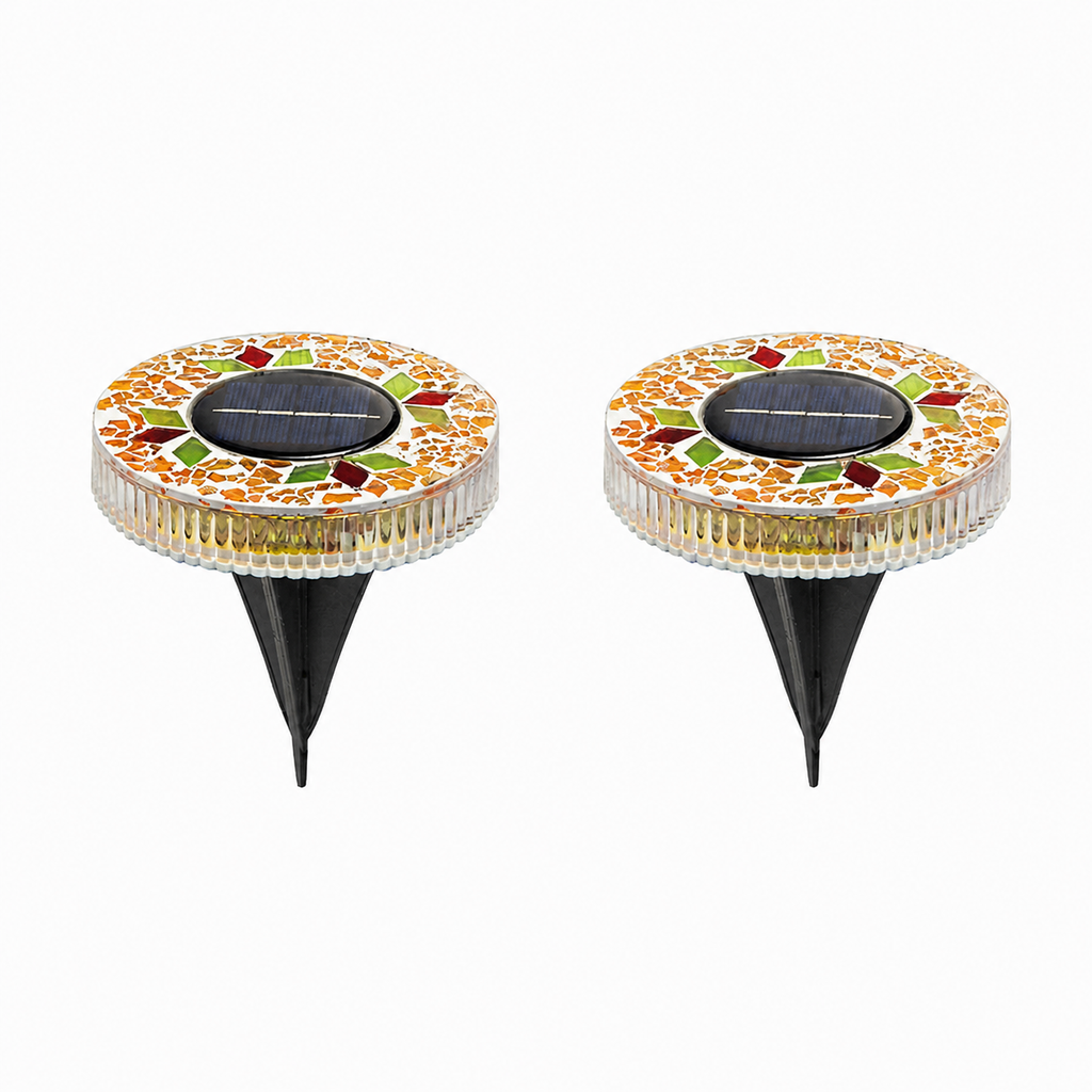 LAST DAY 50% OFF ✨ & Solar Mosaic Lights – Waterproof LED Pathway Lights🔥