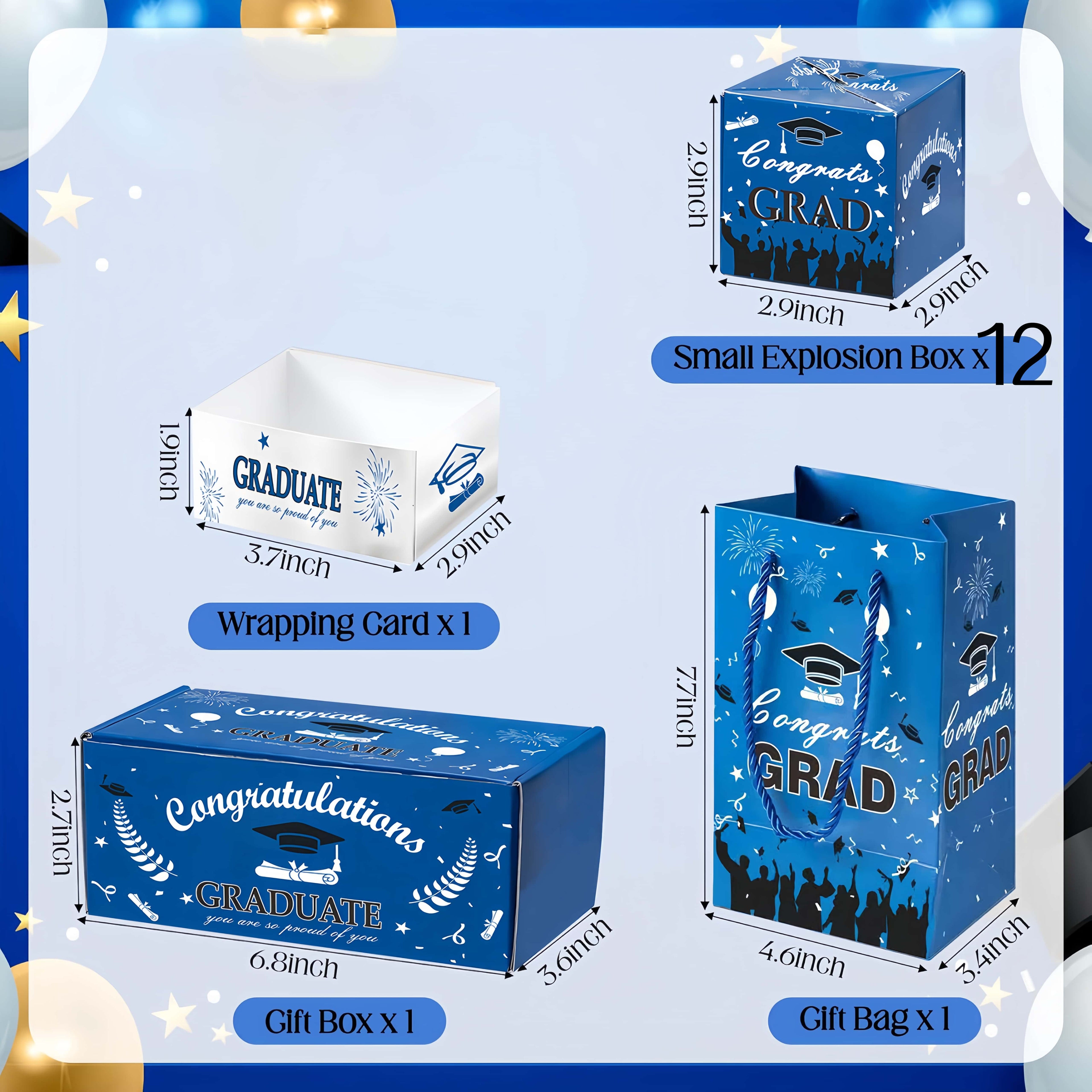 Creative Folding Pop-Up Gift Box for 2026 Graduation, Suitable for Birthdays/Anniversaries/Valentine's Day/Proposals/Graduation Gifts