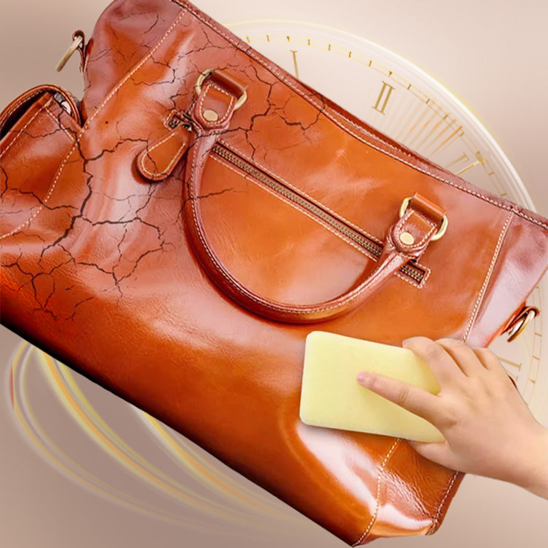 Leather Care & Cleaning Cream with Sponge